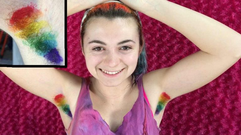 Armpit Hair took a step further – To Vivid Colors